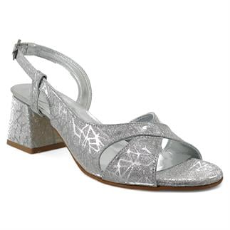 Betty 958 25YA Kadın Abiye Ayakkabı Gümüş