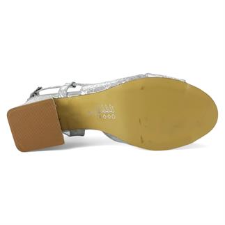 Betty 958 25YA Kadın Abiye Ayakkabı Gümüş