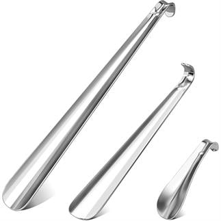 Çelik Krom Kaplama Ayakkabı Çekeceği Kerata - Gümüş