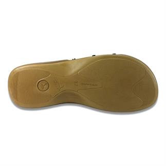 Ceyo 6500 23Y Minelli анатомические повседневные женские тапочки бежевые