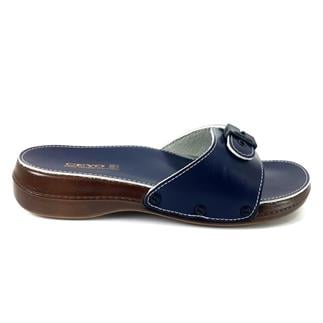 Женские анатомические повседневные тапочки Ceyo 6500 23Y Minelli темно-синего цвета