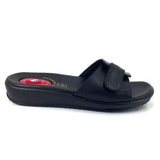 Ceyo 9200-12 Анатомические женские тапочки черного цвета