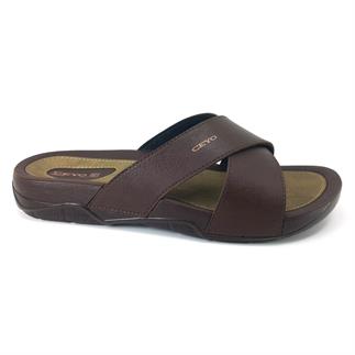 Ceyo 9877 23YT Anatomik Erkek Terlik Kahverengi