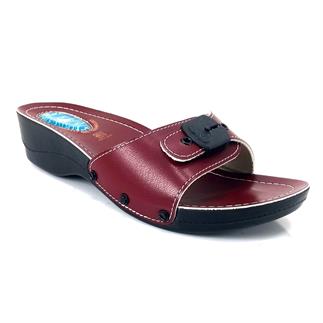 Женские анатомические тапочки с гелем на каблуке Ceyo Minelli, красные