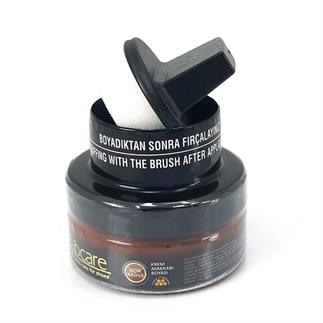 Fabcare Cam Kavanoz Krem Deri Ayakkabı Boyası Açık Kahverengi