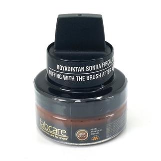 Fabcare Cam Kavanoz Krem Deri Ayakkabı Boyası Açık Kahverengi