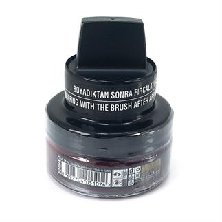 Fabcare стеклянная банка Кремовая кожаная краска для обуви Бордовый