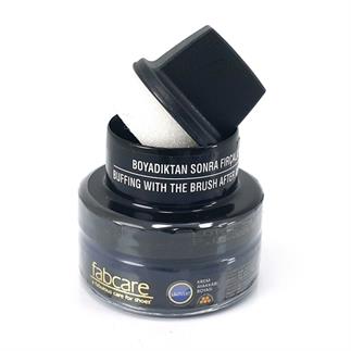 Стеклянная банка Fabcare, кремовая кожаная краска для обуви темно-синего цвета