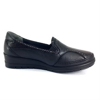 Forelli 25109 23YA Анатомическая повседневная женская обувь черного цвета