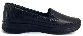 Forelli Laden 25KA Женская анатомическая повседневная обувь черного цвета