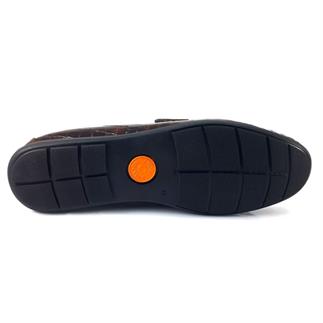 Фоско 2094 Повседневная мужская обувь коричневая лакированная кожа