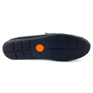 Фоско 2094 Повседневная мужская обувь из черной лакированной кожи