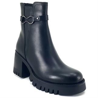 Грейдер 32891 Женские ботильоны со средней стрелкой черного цвета