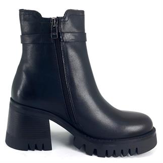 Грейдер 32891 Женские ботильоны со средней стрелкой черного цвета