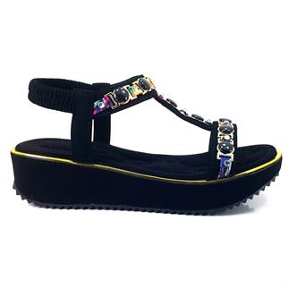 Guja 1212 24YS Kadın Günlük Sandalet Siyah