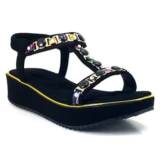 Guja 1212 24YS Kadın Günlük Sandalet Siyah