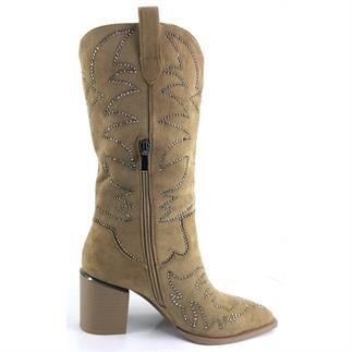 Guja 131 1 24KÇ Kadın Günlük Çizme Bej