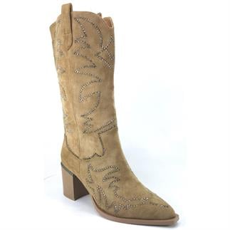 Guja 131 1 24KÇ Kadın Günlük Çizme Bej