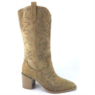 Guja 131 1 24KÇ Kadın Günlük Çizme Bej