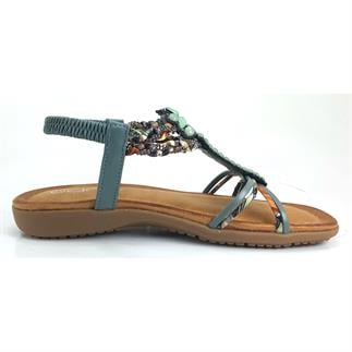 Guja 15038 24YS Kadın Günlük Sandalet Yeşil