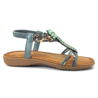 Guja 15038 24YS Kadın Günlük Sandalet Yeşil