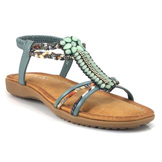 Guja 15038 24YS Kadın Günlük Sandalet Yeşil