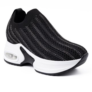 Guja 300 3 26YA Kadın Sneaker Günlük Ayakkabı Siyah