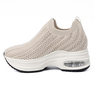 Guja 300 3 26YA Kadın Sneaker Günlük Ayakkabı Bej