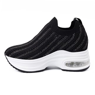 Guja 300 3 26YA Kadın Sneaker Günlük Ayakkabı Siyah