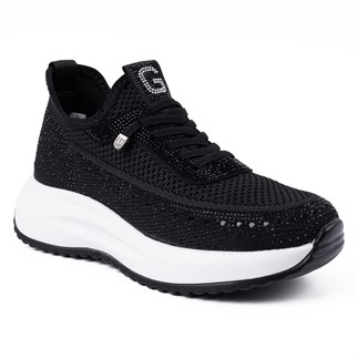 Guja 301 3 26YA Kadın Sneaker Günlük Ayakkabı Siyah