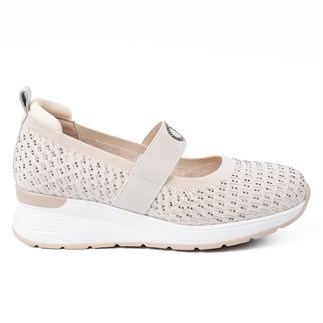 Guja 305 2 26YA Kadın Sneaker Günlük Ayakkabı Bej