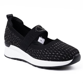 Guja 305 2 26YA Kadın Sneaker Günlük Ayakkabı Siyah
