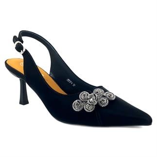 Guja 374 25YA Kadın Abiye Ayakkabı Siyah