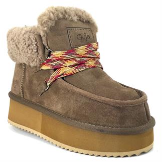 Guja 400 1 24KB Kadın Sneaker Günlük Bot Kahverengi