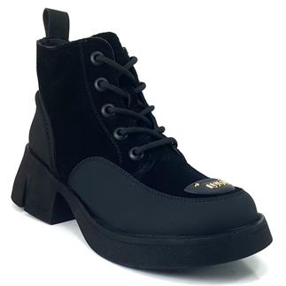 Guja 405 24KB Kadın Günlük Bot Siyah Süet