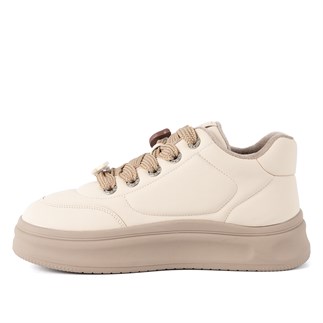 Guja 421 26KA Kadın Sneaker Günlük Ayakkabı Bej