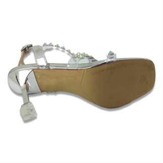 Guja 469 23YA Abiye Bayan Ayakkabı Gümüş