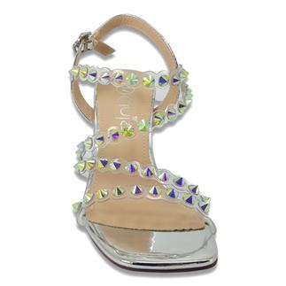 Guja 469 23YA Abiye Bayan Ayakkabı Gümüş