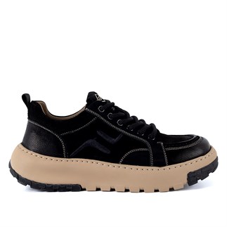 Guja 552 26KA Erkek Sneaker Günlük Ayakkabı Siyah Nubuk