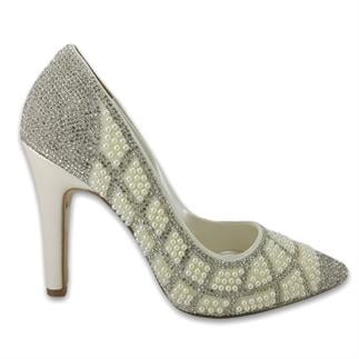 Guja 816 23YA Abiye Bayan Ayakkabı  Sedef