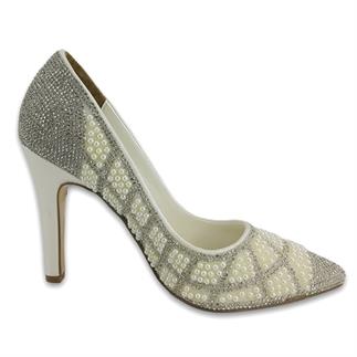 Guja 816 23YA Abiye Bayan Ayakkabı  Sedef