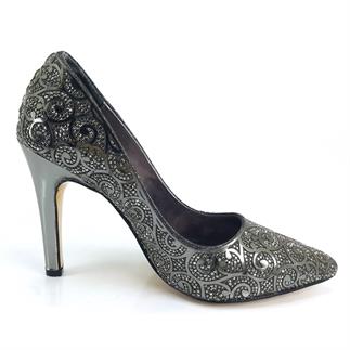 Guja 828 23YA Abiye Bayan Ayakkabı  Gri