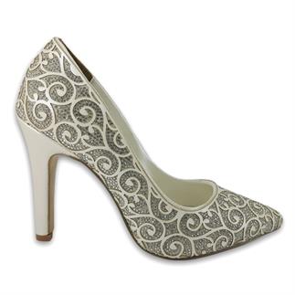 Guja 828 23YA Abiye Bayan Ayakkabı  Sedef