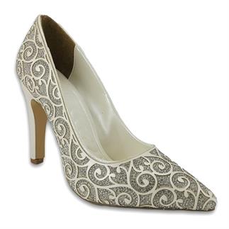 Guja 828 23YA Abiye Bayan Ayakkabı  Sedef