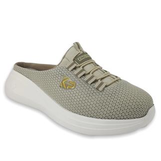 King Paolo 5109 25YA Kadın Anatomik Günlük Terlik Bej