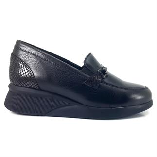 King Paolo 5149 24KA Kadın Anatomik Ayakkabı Siyah