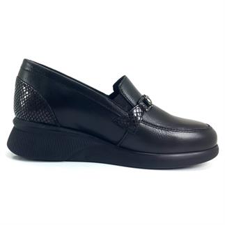 King Paolo 5149 24KA Kadın Anatomik Ayakkabı Siyah