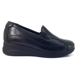 King Paolo 5164 24KA Kadın Anatomik Ayakkabı Siyah