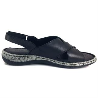 Mammamia 1000 24YS Kadın Günlük Sandalet Siyah