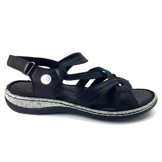 Mammamia 1065 23YS Günlük Bayan Sandalet Siyah